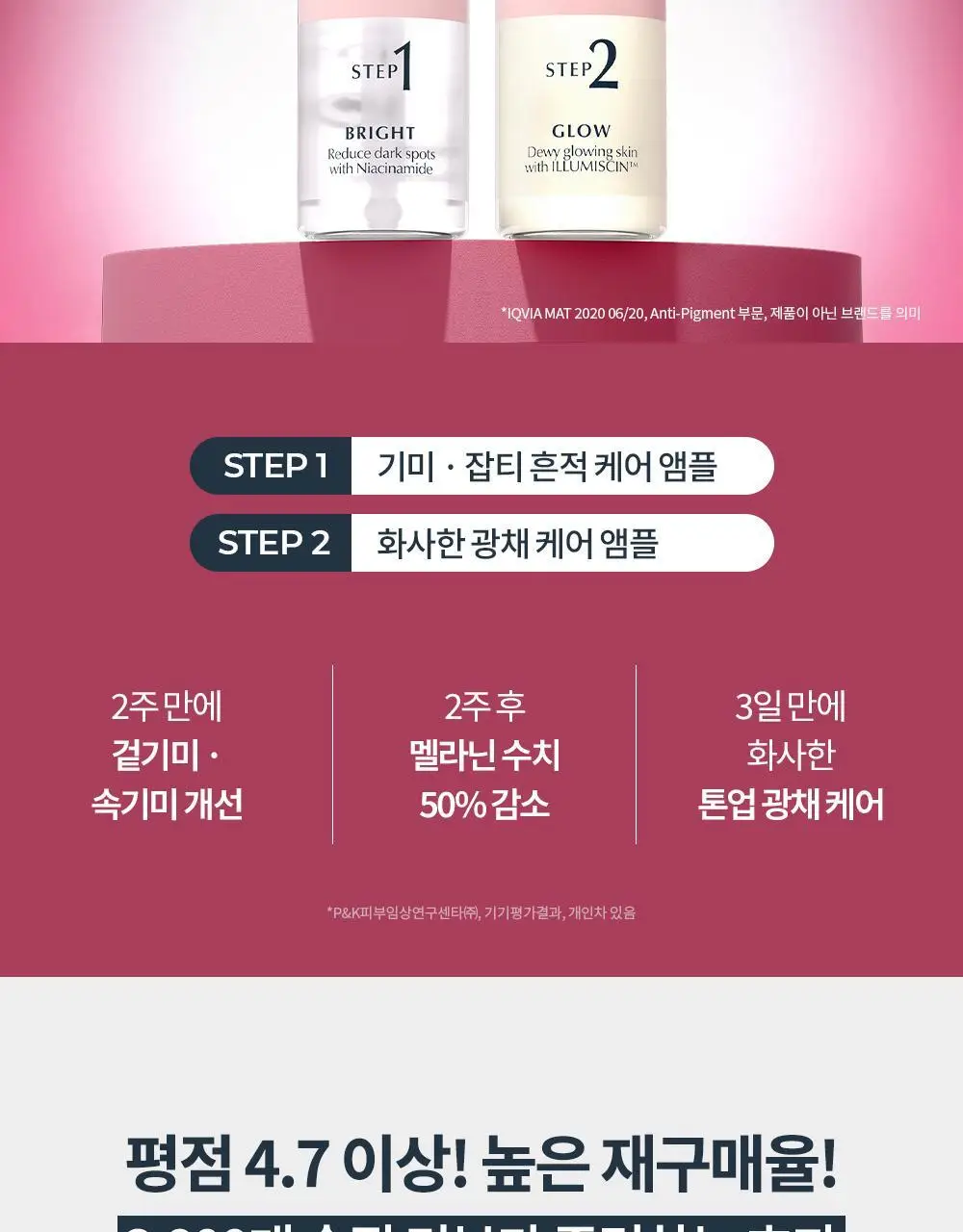 [미백잡티] 유세린 이븐래디언스 듀오 앰플 30ml 상세페이지 2